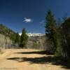 La Plata Road.
Looking north toward
Hesperus Mountain.