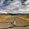 Bonanza Road.
(looking east)
Rocky Mountains.