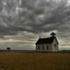 Another ominous peek at this
charming little chapel on the
eastern plains of Colorado.