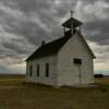 A final close-up view of the 1913 Abbott chapel near 
Lindon, Colorado.