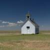 One more frontal view of the
1913 Abbott Chapel.