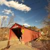 West Cornwall 
Covered Bridge.
(west angle)
