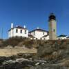 Beavertail Lighthouse.
Built 1856.
Jamestown, Rhode Island.