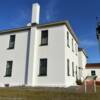 West end of the 1856
Beavertail Lighthouse.
