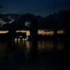 Nightfall on 
Orlando's Lake Eola.