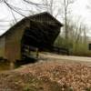 Red Oak Creek 
Covered Bridge.
Built in 1841.
Near Woodbury, GA.