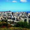 Panoramic view of Honolulu's Skyline