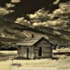 Old farm-hand's cabin-near Arco, Idaho