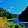 Rafters along the Snake River-near Shoup, Idaho