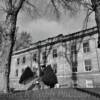 Elmore County Courthouse~
Mountain Home, Idaho.
(black & white perspective).