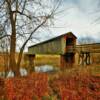 Thompson Mill Covered Bridge~
(built in 1868)
Near Cowden, Illinois.