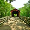 Sugar Creek Covered Bridge.
(western angle)