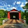 Red Covered Bridge.
(built 1863)
Near Princeton, IL.