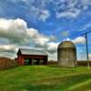 Typical central Illinois farm &
stubby silo.
Near Gibson, IL.