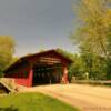 Lake Of The Woods 
Covered Bridge.
(close up)
Mahomet, IL.