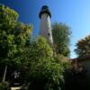 Grosse Point Lighthouse.
(close up)