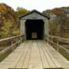 West entrance of the 
Thompson Mill Covered Bridge.