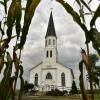 Another peek at this beautiful
Johannisburg, Illinois chapel.