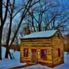 1880's Log House (built 1881)-Galena, Illinois