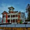 One of several picturesque mansions in Galena