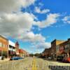 North Manchester, Indiana.
(looking down main street).