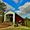 Cumberland Covered Bridge~
(built in 1877)
Matthews, Indiana.