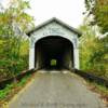 Forsythe Mill Covered Bridge.
Built 1888.
Rush County, Indiana.