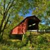 Webster Covered Bridge.
Built 1880.
Near Manhattan, IN.