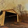 Huffman Mill Covered Bridge.
(close up)
