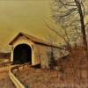 Moscow Covered Bridge.
Built 1886.
Moscow, IN.