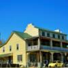 Old Post Cabin & historic Empire House Hotel~
(Rising Sun, Indiana)