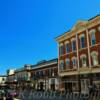 Historic downtown-
Aurora, Indiana.