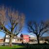 Versailles, Indiana.
Scenic town square buildings~