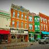 Historic Main Street-
Muscatine, Iowa.