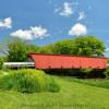 Hogback Covered Bridge
(side angle)
.