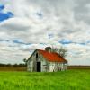 Mid-1900's 
farm equipment shed.
Poweshiek County, IA.