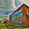 Bussey, Iowa.
Beautiful mural on the
J.H. Pringle Building.