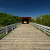 Roseman Covered Bridge.
(frontal southern angle)