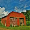 1920's red-brick repair garage.
Runnels, Iowa.