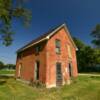 1905 red-brick house.
Mondamin, Iowa.