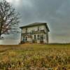 Early 1900's farm house.
Mills County, Iowa.