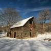 Southwest angle of this
classic 1930's stable barn.
Monona County.