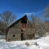 Close up view of this
beautiful wooden barn.
Monona County.