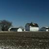Monona County dairy farm.
South of Sloan, Iowa.