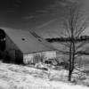 Another view of this old
stable barn along
county road E-54.