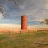 Lone standing brick silo.
Near Lewis, KS.