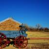 Old Horse Drawn Tug Wagon-Fort Larned National Historic Site