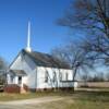 A second look at this
picturesque rural church
near Montana, Kansas.