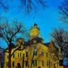 Clay Center, Kansas Courthouse-'looking from the southwest'