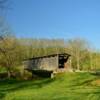 Johnson Creek Covered Bridge.
(northeast angle)